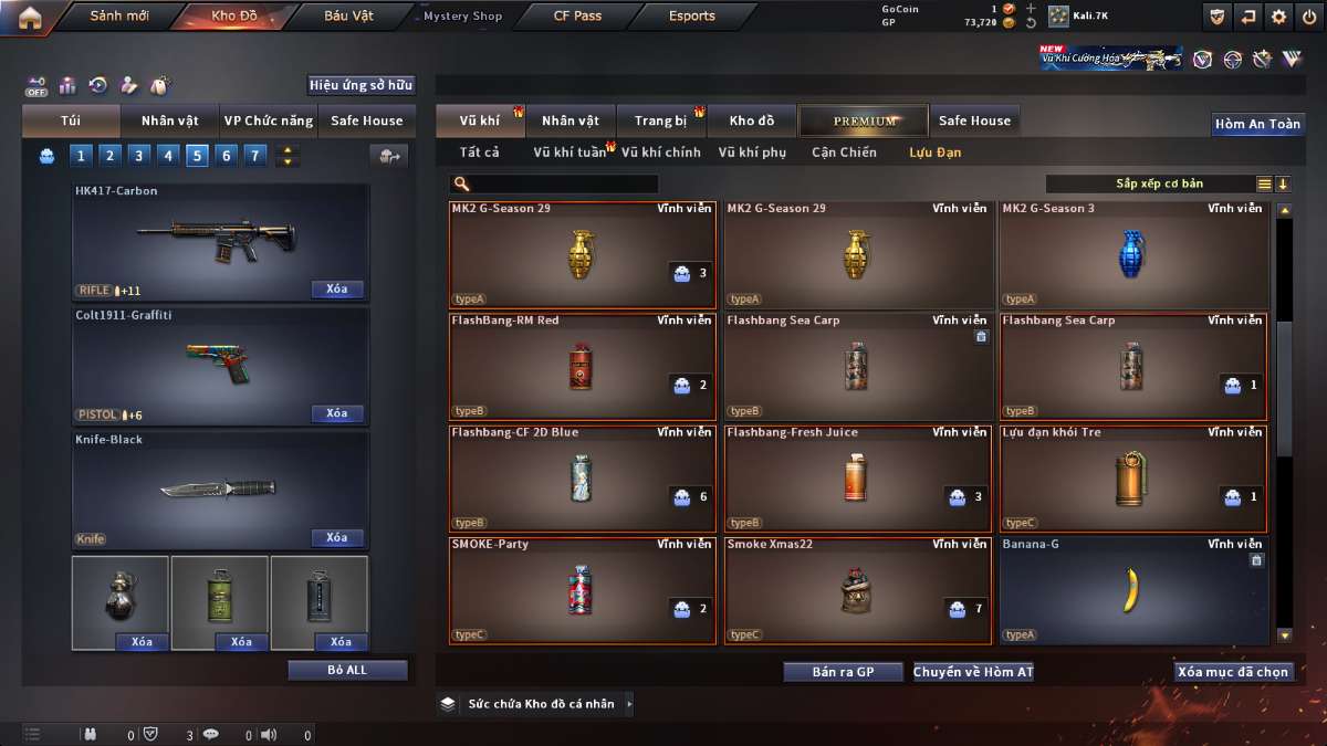 shop acc cf uy tin gia re
